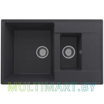 Кухонная мойка Ulgran Quartz Prima 780 1.5K (08 космос)